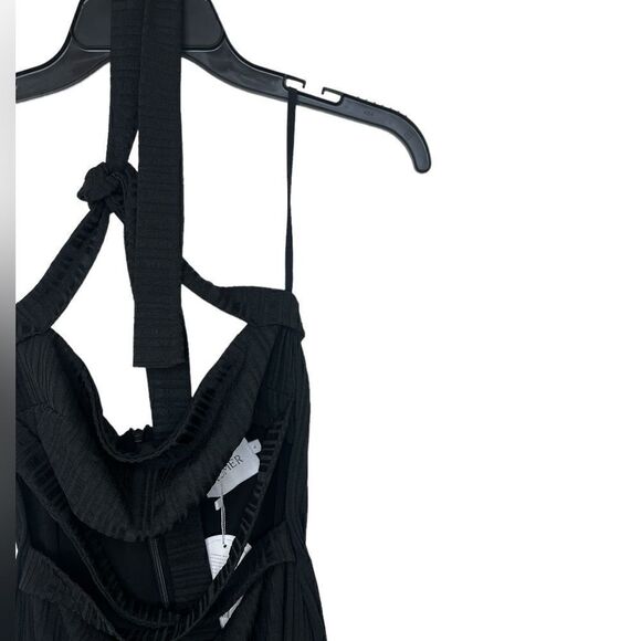 Rumer The Label x Revolve Black Sorrento Criss Cross Halter Maxi Dress Large - Picture 6 of 12
